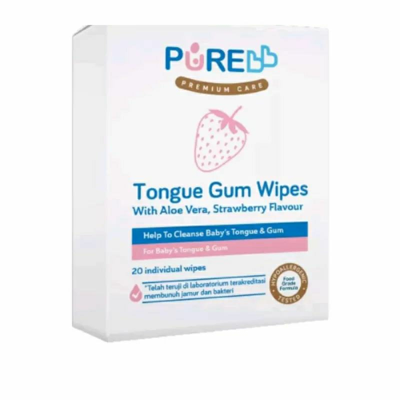 PureBB Tongue Gum Wipes || Tisu Basah Untuk Gusi dan Lidah Bayi EXP FEB 2025