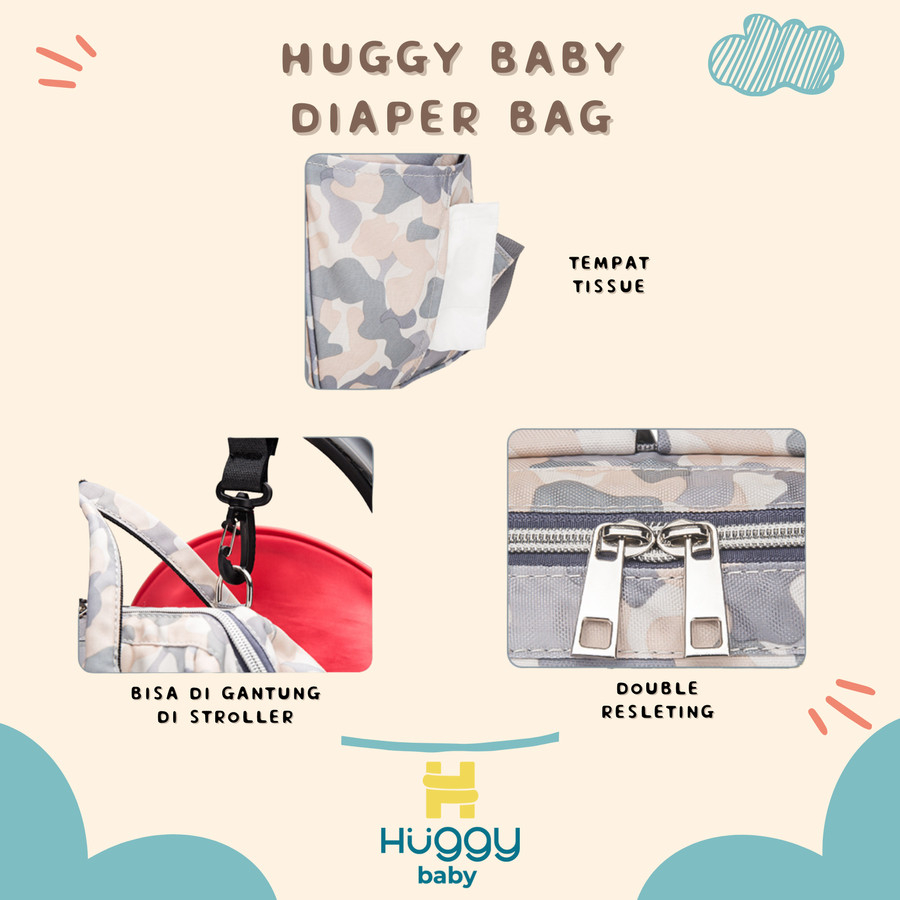 Tas popok Huggy Baby BAG03 Diaper Bag - B101018