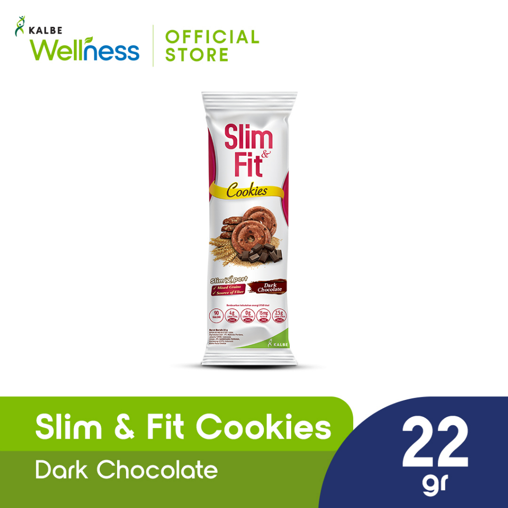 

Slim & Fit Cookies Dark Chocolate 22gr