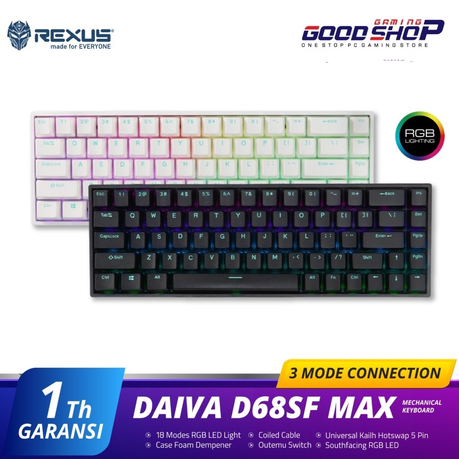 Rexus Daiva D68SF MAX - Gaming Keyboard