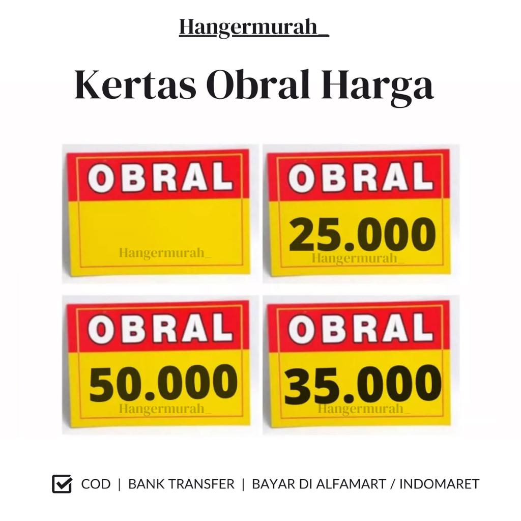 

Kertas Harga Bandrol | Kertas Tulisan Bandrol Harga | Kertas Obral Harga Jualan
