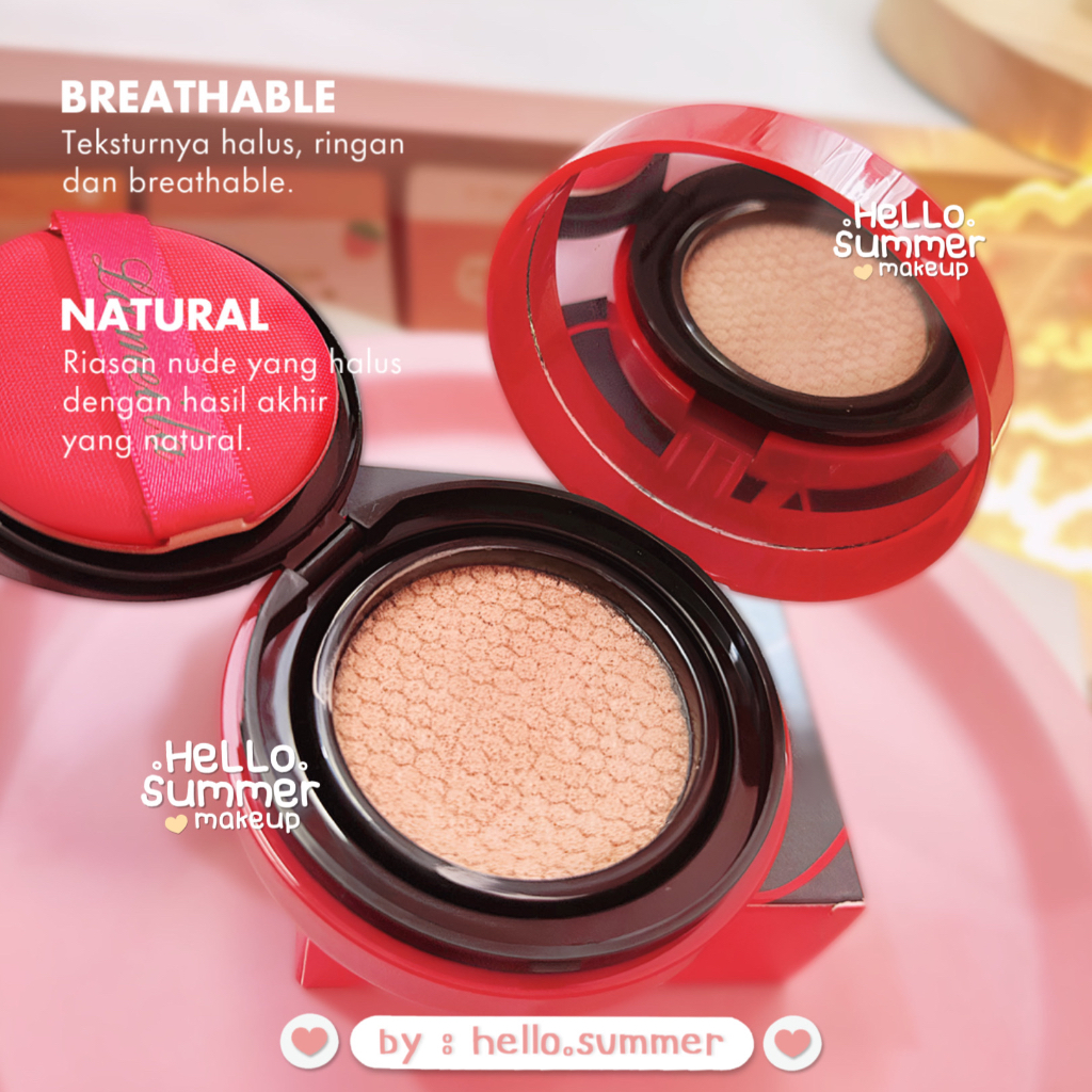 RUBY BB Air Cushion Cream Matte Finish Full Coverage Lameila 15g
