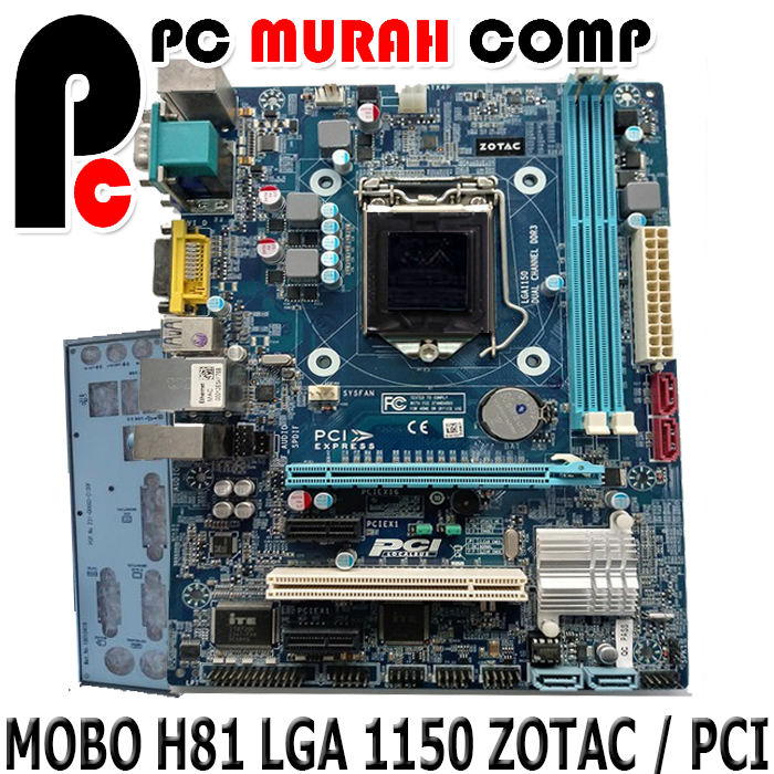MAINBOARD MOBO INTEL LGA 1150 H81 OEM ONBOARD MOTHERBOARD