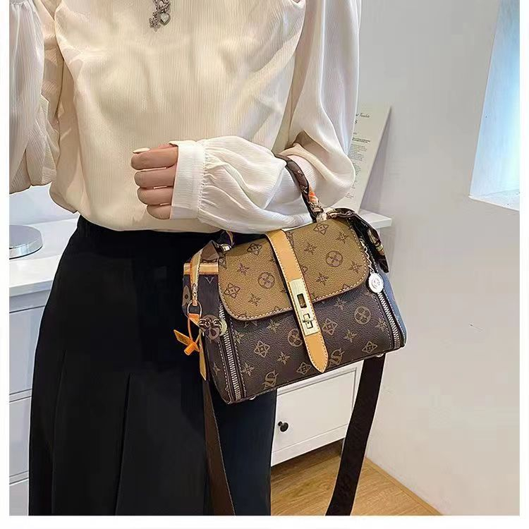 BJ57907 (DAPAT SERTIFIKAT) - BROWN/KHAKI/FULL BROWN - TAS WANITA FASHION KOREA CHINA IMPORT MODIS ELEGAN TERMURAH TERLARIS TERBARU BAGSTORE JAKARTA TAS BATAM CR7907