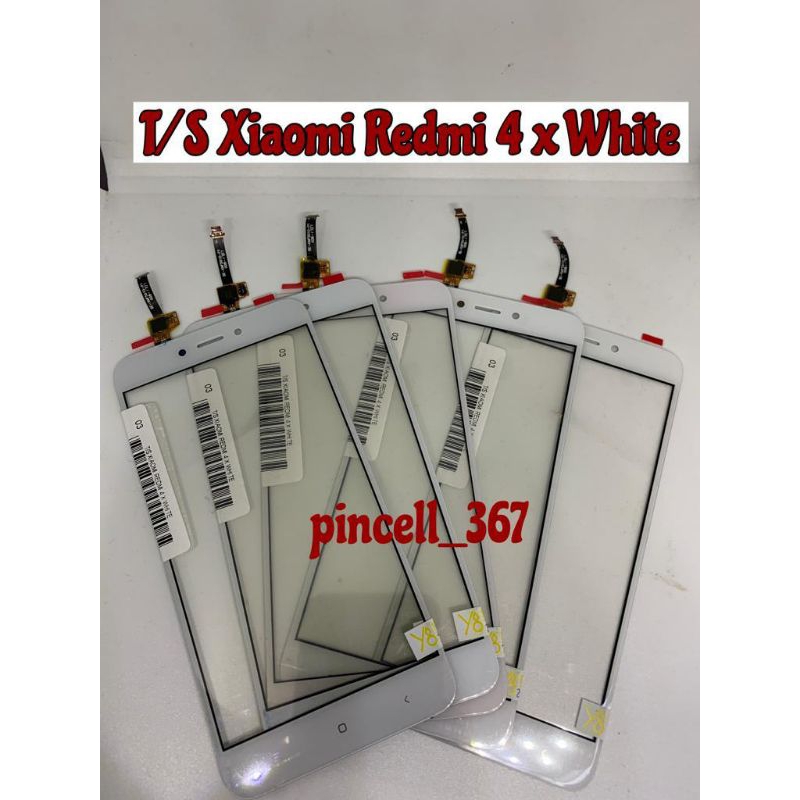 TOUCHSCREEN REDMI 4X WHITE - LAYAR SENTUH