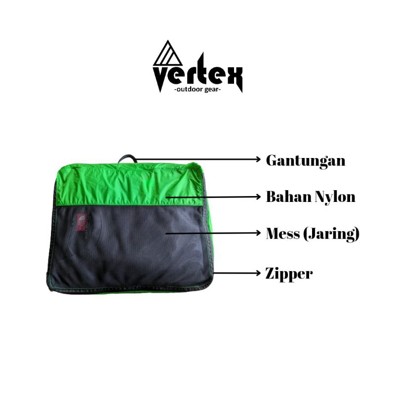 Tas Packing saffaroutdoor Garment Mesh Bag ( 3 in 1 ) tas baju tas serbaguna tas salin baju