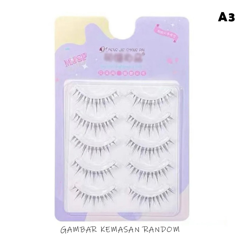 CSP135 – 3/5 Pasang Bulu Mata Palsu Fairy Cosplay Harajuku Eyelashes