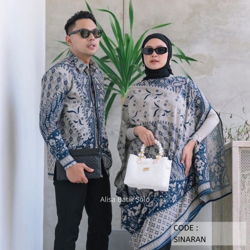 couple kaftan batik