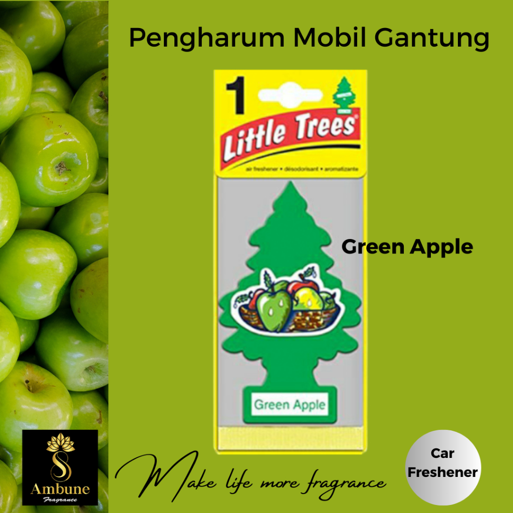 pengharum mobil gantung Green Apple Ambune