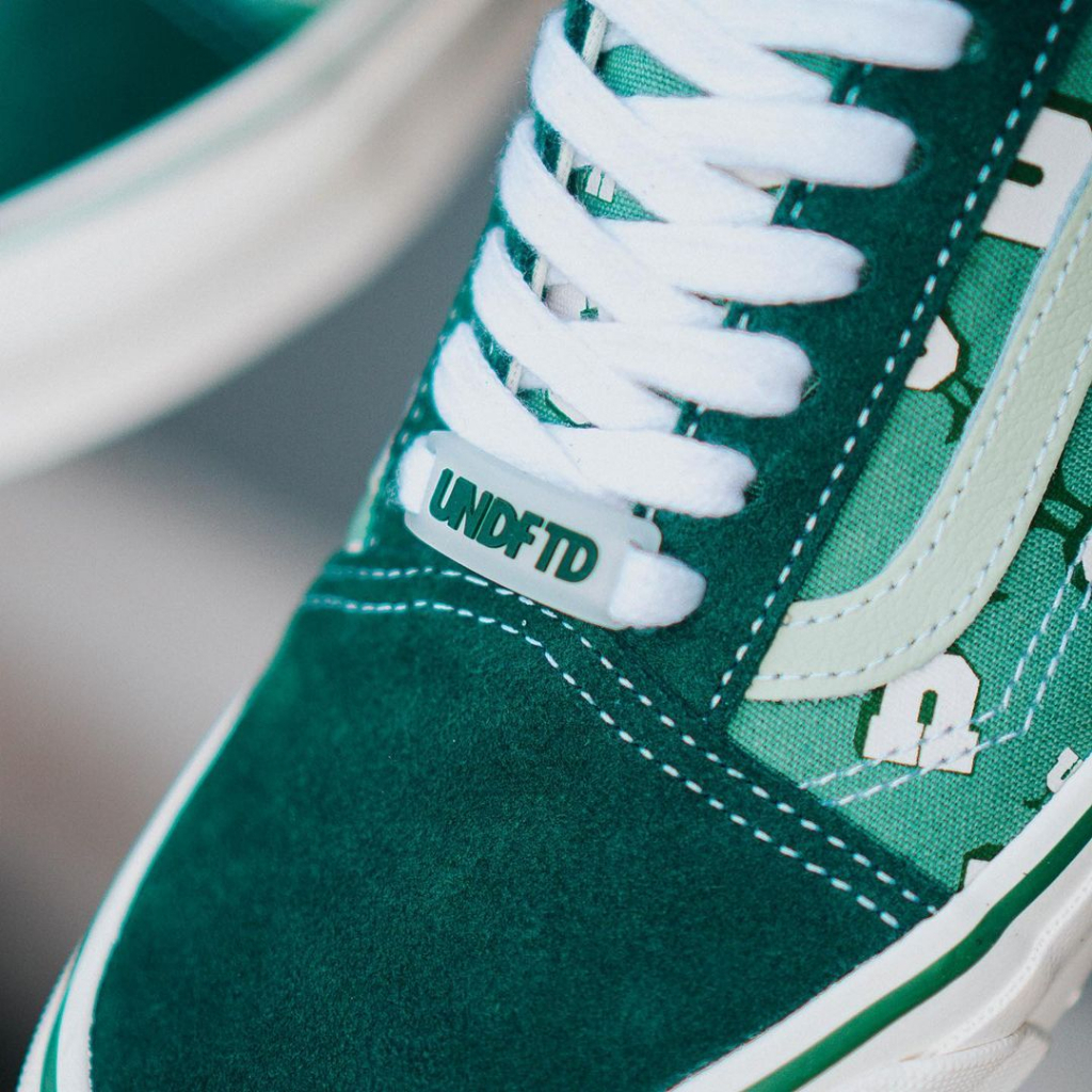 VANS OLDSKOOL VAULT X UNDEFEATED &quot;BISTRO GREEN&quot; 2021 ORIGINAL 100%