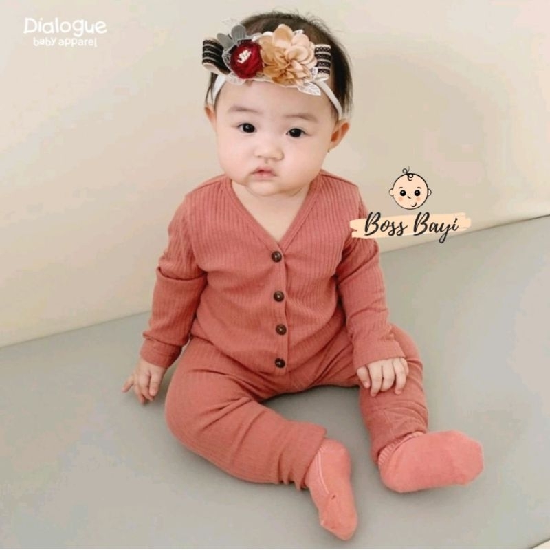 DIALOGUE BABY - 1 Set Cardigan DFB0106 DFB0107 / Setelan Cardigan Anak
