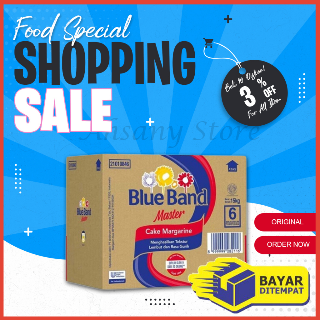 

Margarin Margarine Blueband Master Cake Repack 1kg