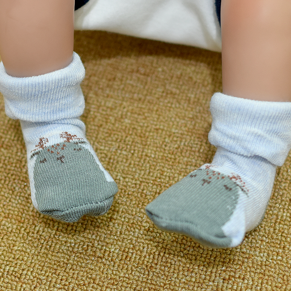 Kaos Kaki Bayi Baby Perempuan Laki-Laki Baru Lahir Motif bergambar Lucu BY-53-FC Pelindung Kaki bayi