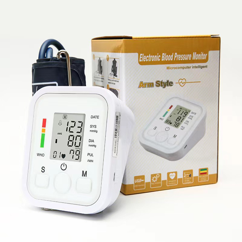 Monitor Tekanan Darah Pergelangan Tangan Digital Otomatis / Sphygmomanometer / Tonometer / Tensiometer / Heart Rate Pulse Meter / Monitor BP