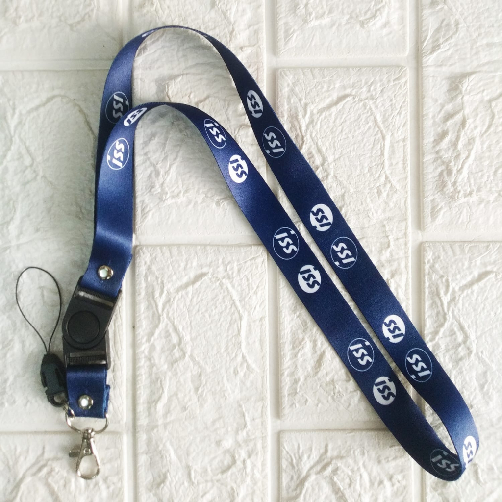 

Lanyard Tali Gantungan ID Card ISS (INDONESIA SERVANT SERVICE) Free Strap Gantungan HP/Flashdisk