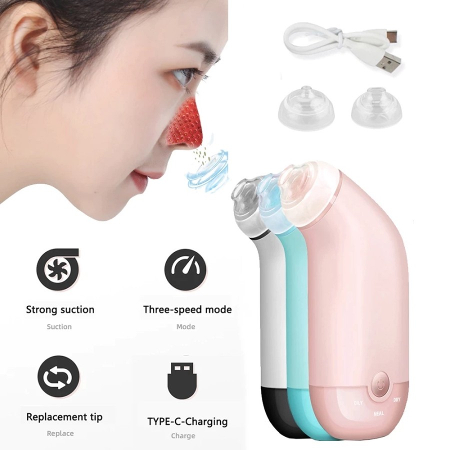 Trend-Blackhead Cleaner Alat Penghisap Komedo Acne Suction Remover Skin Care