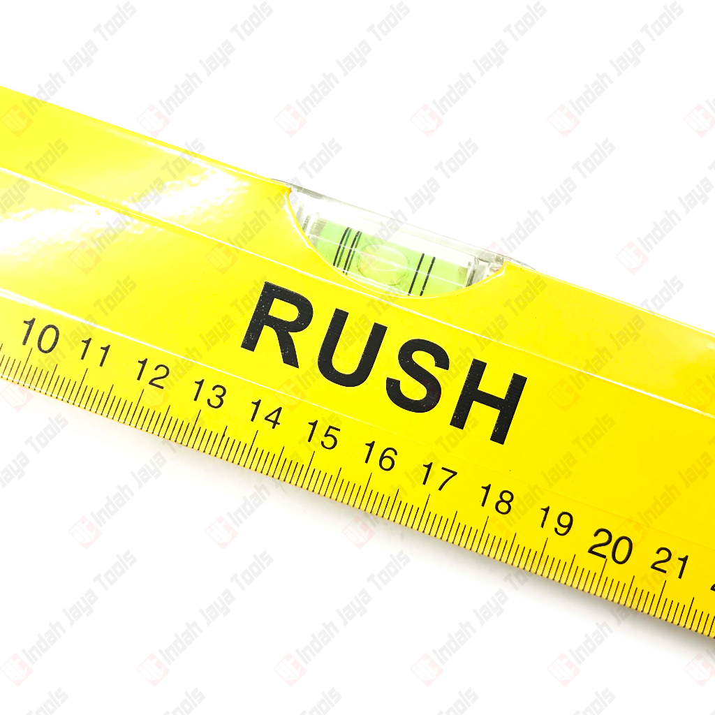 RUSH Waterpas 12 Inch KUNING - Waterpass 30 cm Alat Ukur Tukang