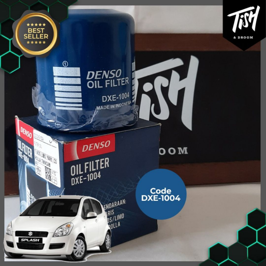 Denso DXE 1004 Oil Filter Suzuki Splash Filter Oli Mobil