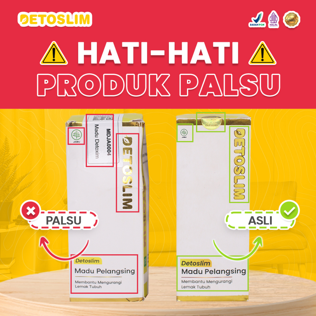 Madu Detoslim Madu Penurun Berat Badan Original Madu Diet Asli