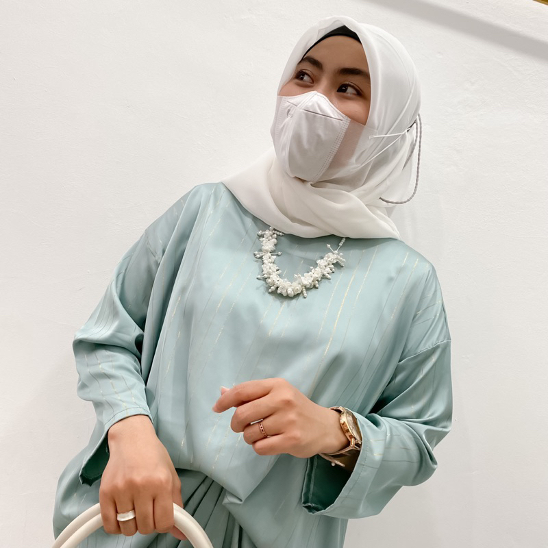 AURELA KAFTAN | GAMIS LEBARAN PAKAIAN WANITA DRESS MUSLIMAH