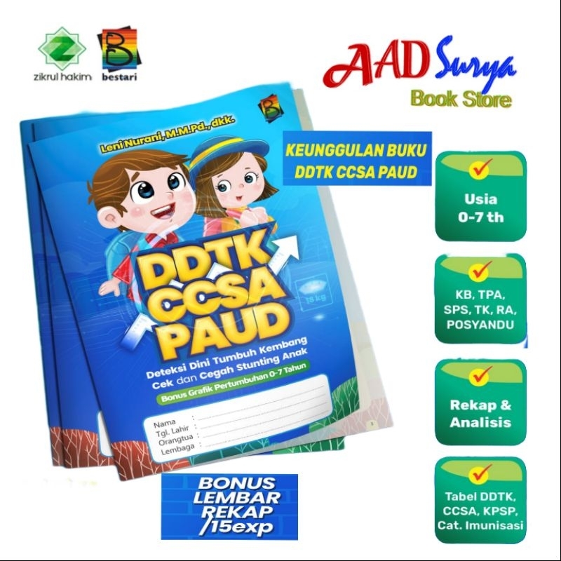 Buku DDTK CCSA PAUD - Deteksi Tumbuh Kembang Anak - Tumbuh tanpa Tunda