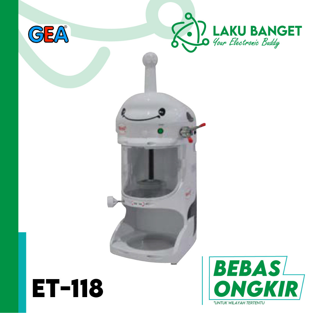 GEA Small Ice Block Planer ET-118 / Mesin Penyerut Es Batu GEA ET 188 / Mesin Es Batu Serut GEA ET18