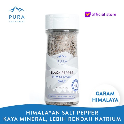 

Pura Himalayan Black Pepper Garam Himalaya Natural 125gram