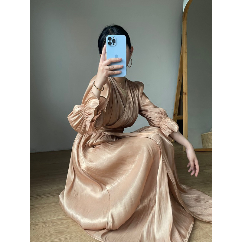 Zéa - Jade - Outer Dress Shimmer Silk Kimono
