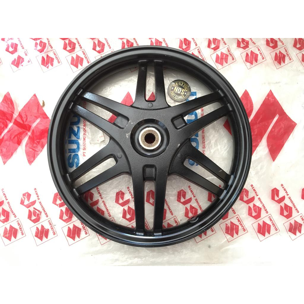 -VELG RACING PALANG BINTANG BAGIAN BELAKANG SUZUKI SPIN 125 RING 14 LEBAR 160 14X160 AS RODA KECIL 1