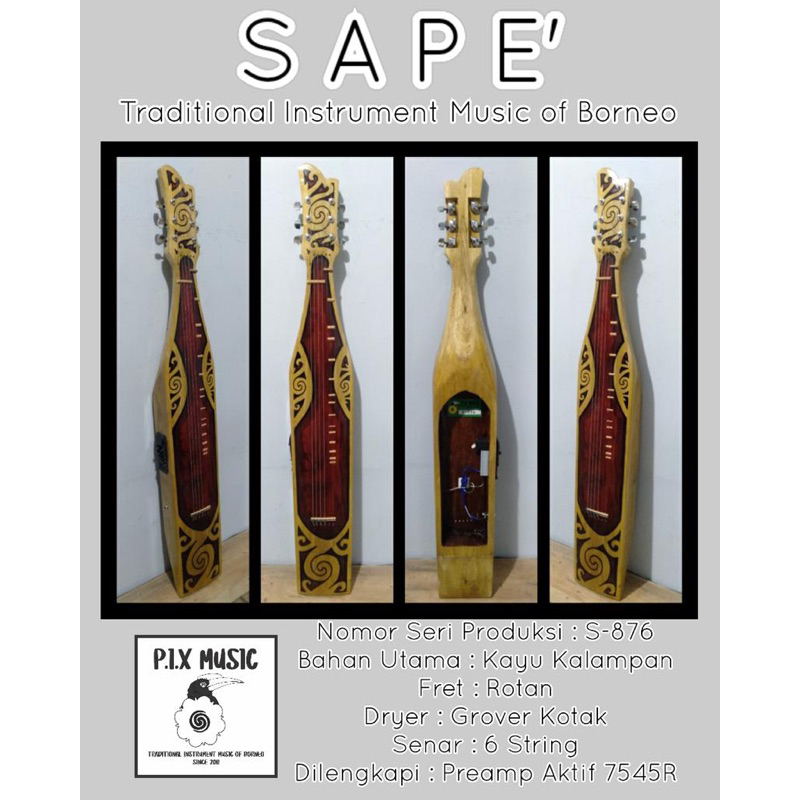 Sape Dayak Fun Color