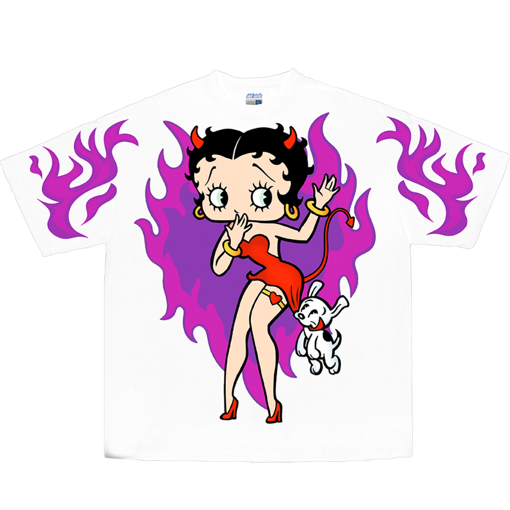 Betty Boop - Angel and Devil Bootleg All-Over Print Tee