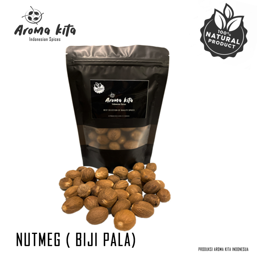 

Biji Pala / Pala / Nutmeg Whole - 70 gr