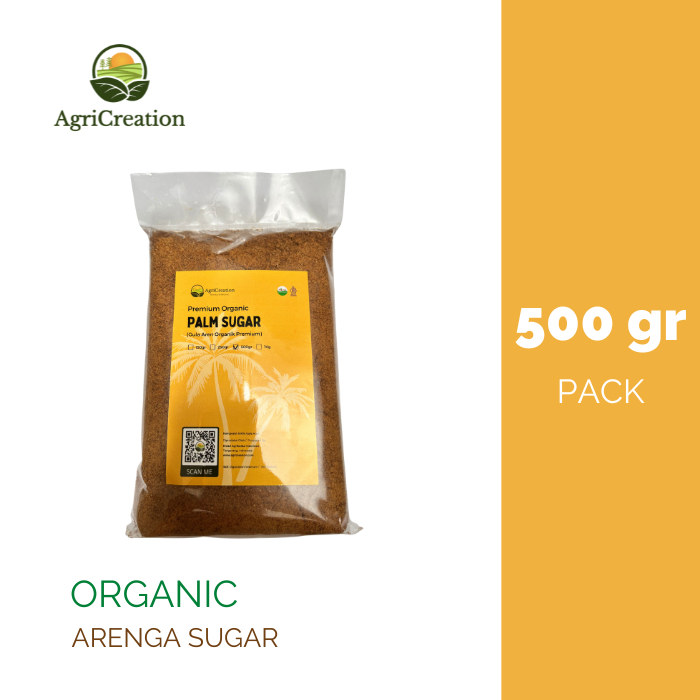 

Agricreation Gula Aren Organik 500gr / Organic Arenga Sugar 500gr / Gula Semut Aren 500gr / Gula Aren Organik