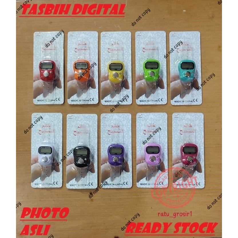 Tasbih Digital Alat Hitung Jari Mini