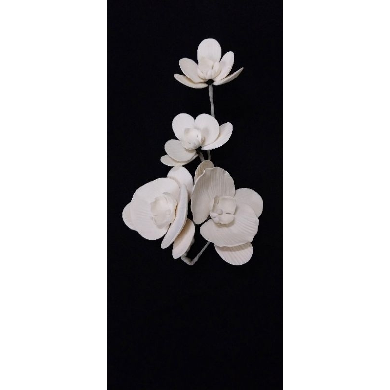 (529/PRANG4)Gumpaste Flower Sugar Flower/Bunga Gumpaste Orchid Anggrek
