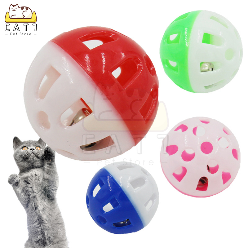 Mainan Kucing Bola Lonceng Bola Mainan Kucing Krincingan Steinless Mainan Kucing Cat Toys