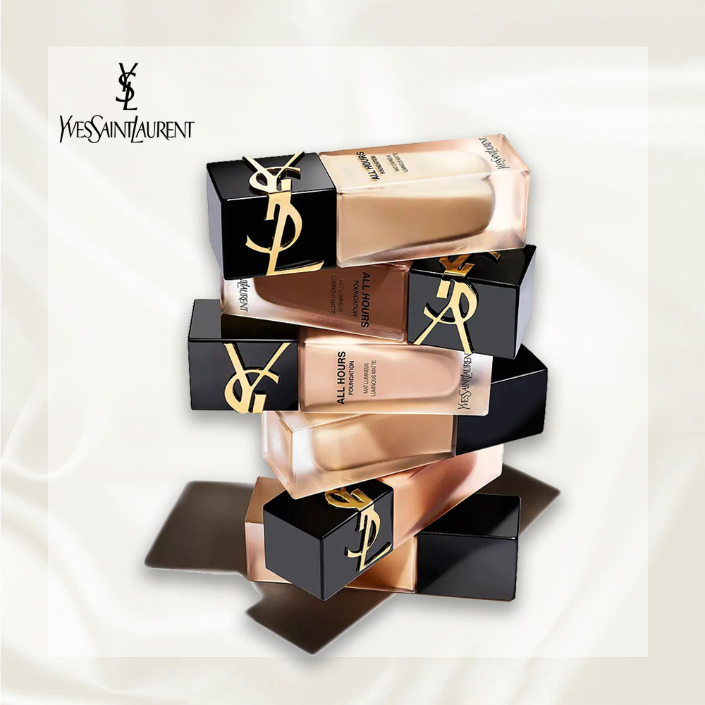 YSL ALL HOURS LIQUID FOUNDATION 25ml YSL All Hours Foundation Luminous Matte spf39-1ml/25ml