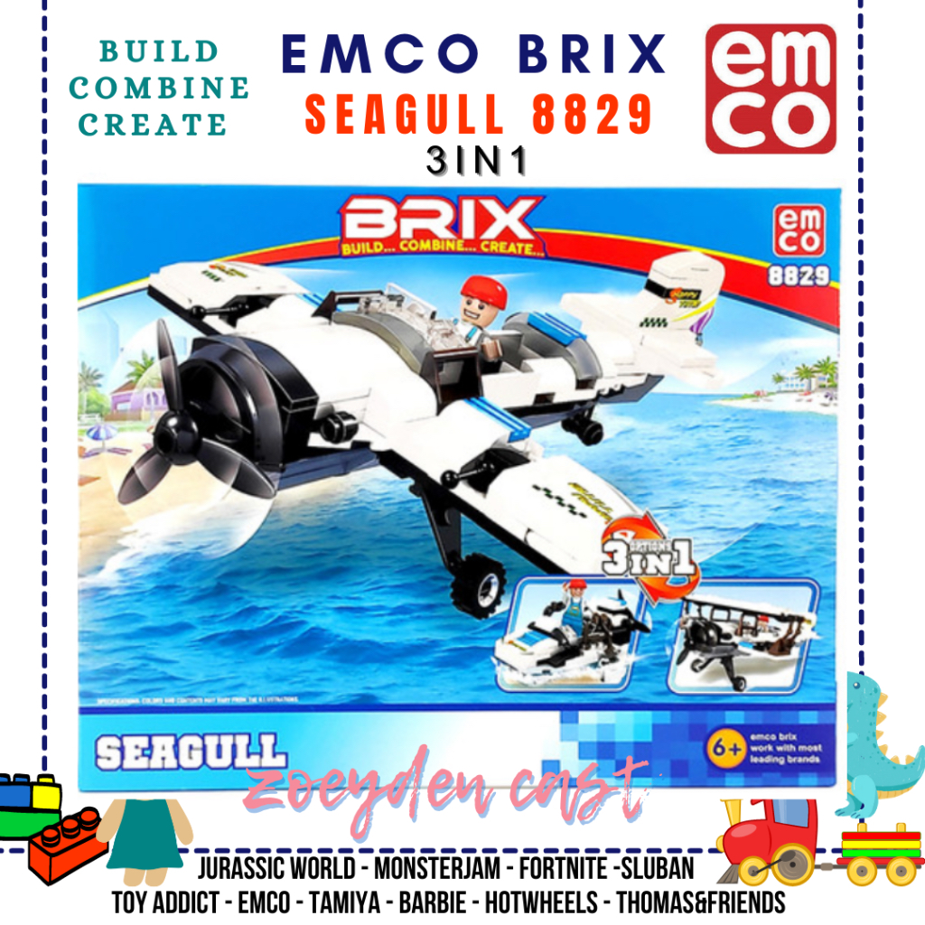 Emco Brix 8829 Seagull Original Mainan edukatif