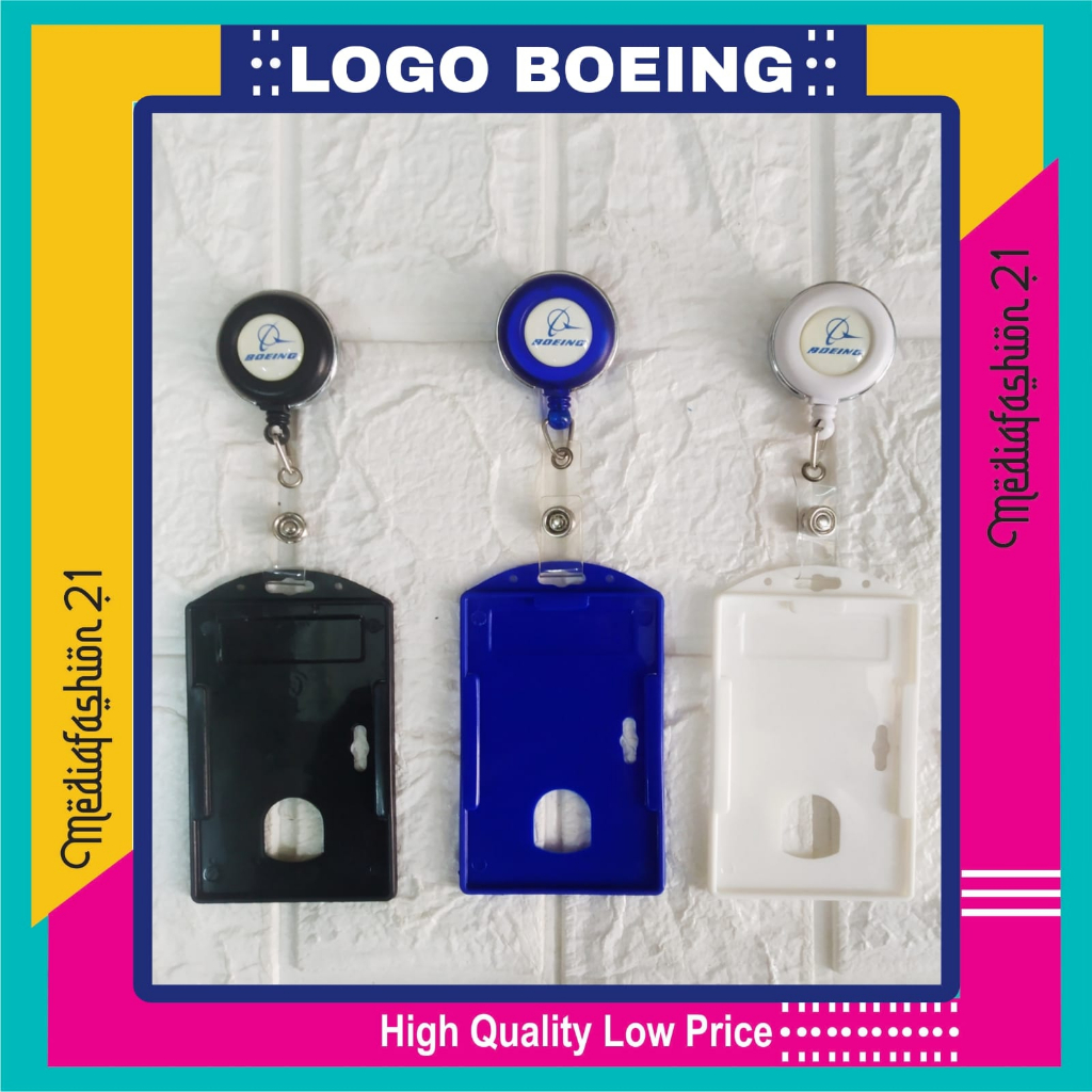

GANTUNGAN YOYO ID CARD BOEING + TEMPAT ID CARD SATU SISI