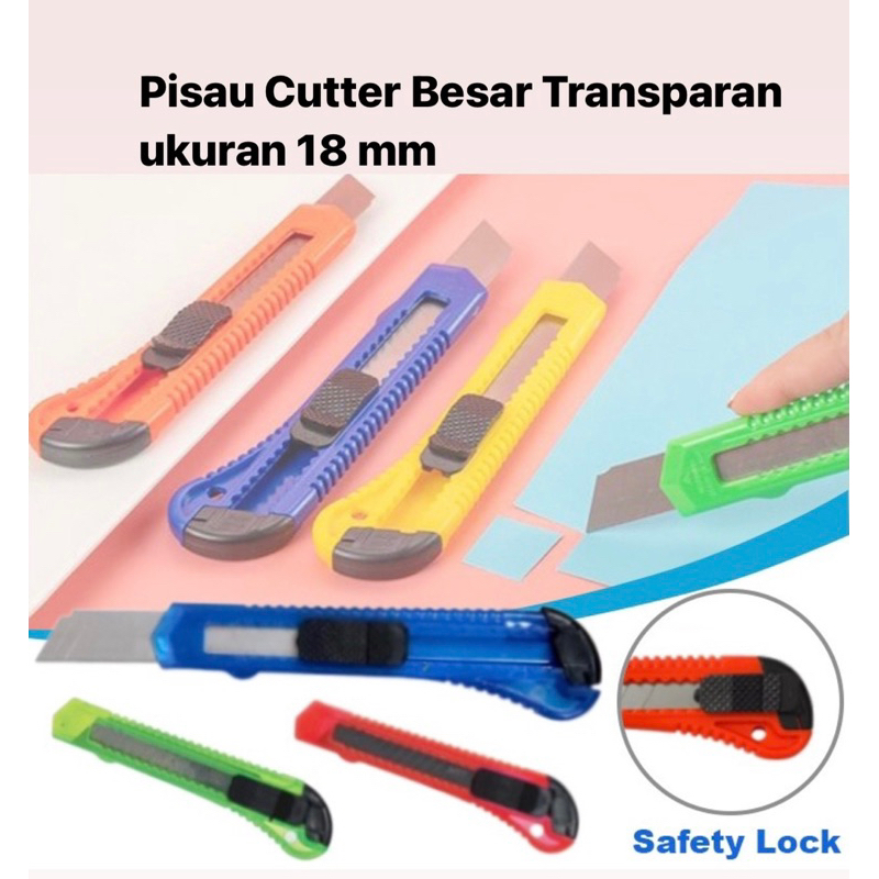 

Pisau Cutter Ukuran Besar 18mm