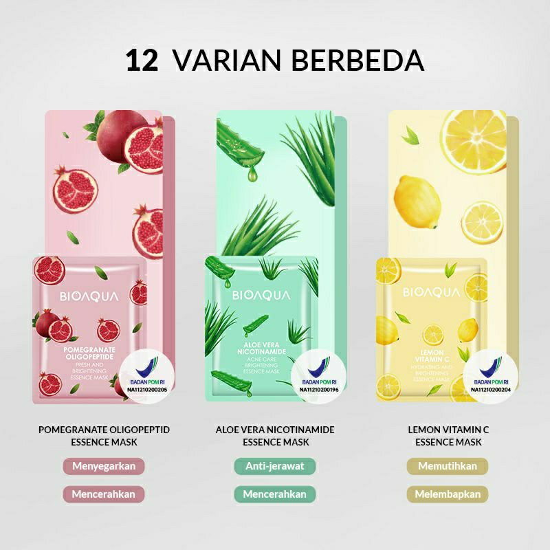 BIO AQUA MASKER WAJAH