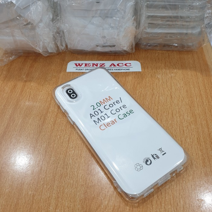 Silikon Jelly Case Bahan Tebal Bening Casing Samsung Galaxy A01 Core