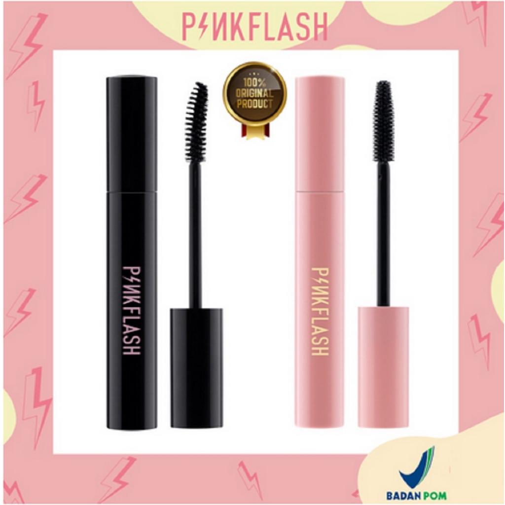 PINKFLASH OHMYWINK Oilproff Crul Mascara  |  PINK FLASH Maskara Volume And Longlasting Waterproof