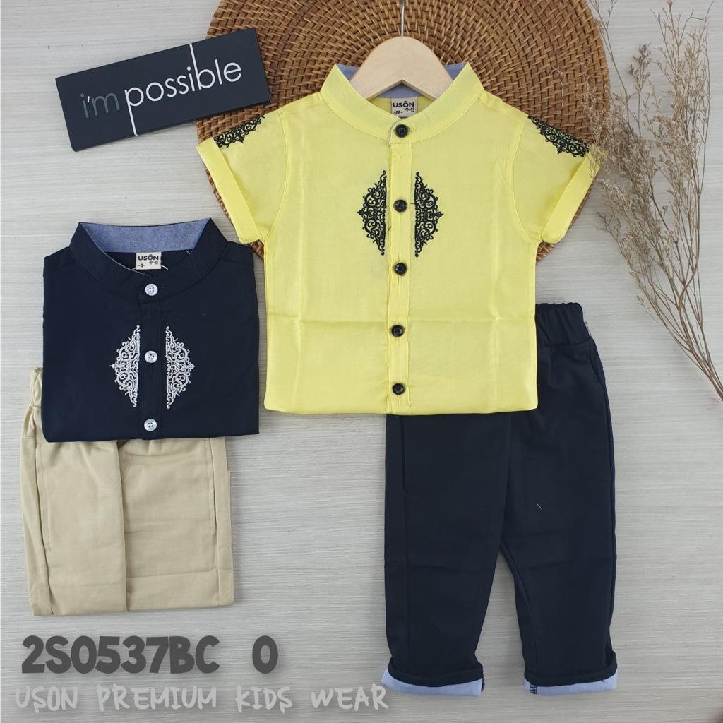 baju setelan musim kemko kemeja koko anak laki laki / uson sco310