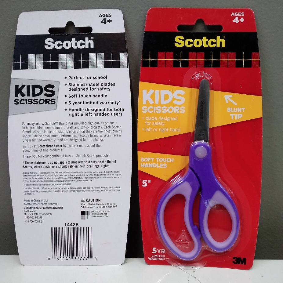 

3M gunting anak scissors kid blunt 5" 1442B RB9