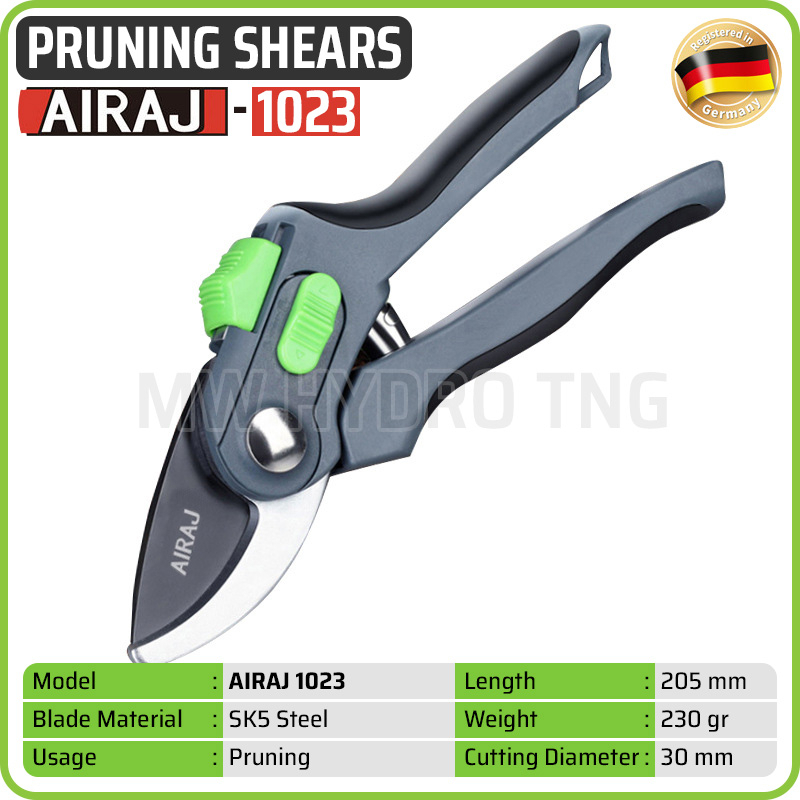 Pruning Shears AIRAJ 1023 - Gunting Taman, Dahan Ranting Tanaman