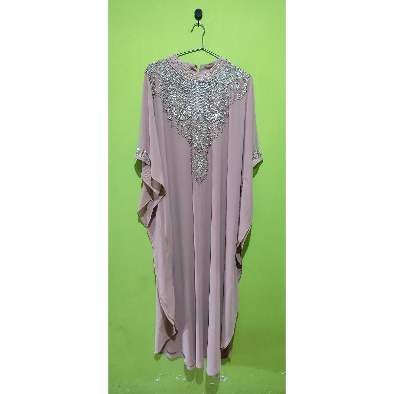 preloved kaftan ceruty swarovski