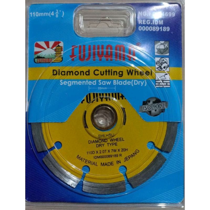 mata gerinda potong 4&quot; dry keramik FUJIYAMA 100% original (ASLI)