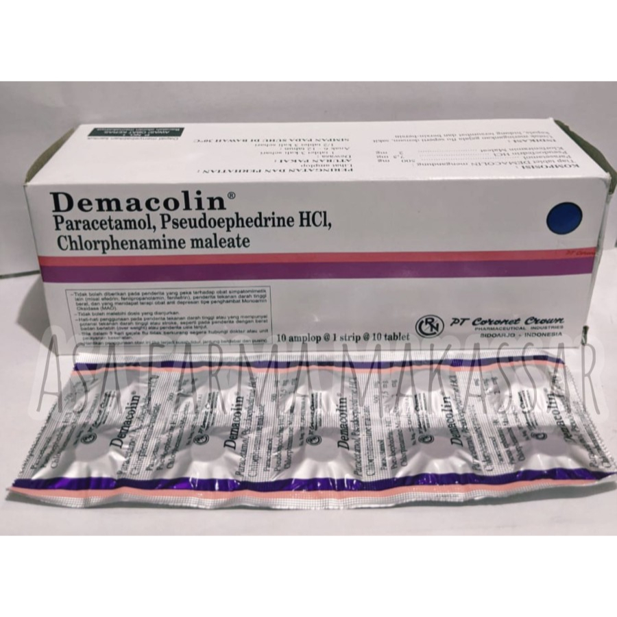 Obat Flu DEMACOLIN tab 10s