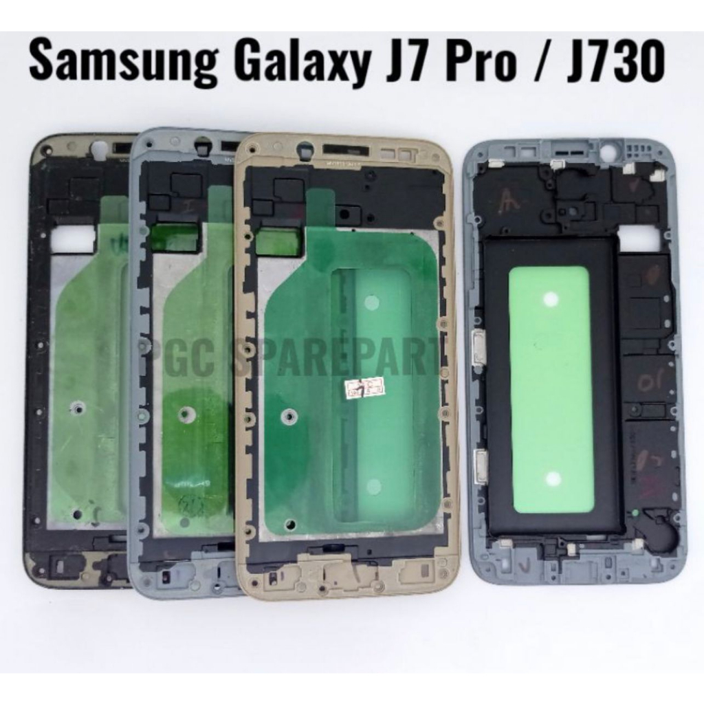 TULANG TENGAH SAMSUNG A7 2018 J7 PRO J8 FRAME LCD BEZZEL - BD